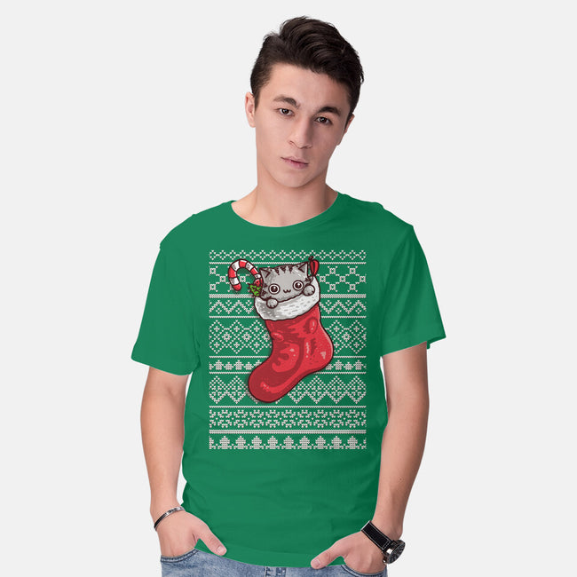 Adorable Ugly Sweater-Mens-Basic-Tee-Wenceslao A Romero