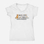 All Cats Are Beautiful-Womens-V-Neck-Tee-anarist