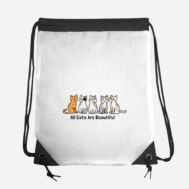 All Cats Are Beautiful-None-Drawstring-Bag-anarist