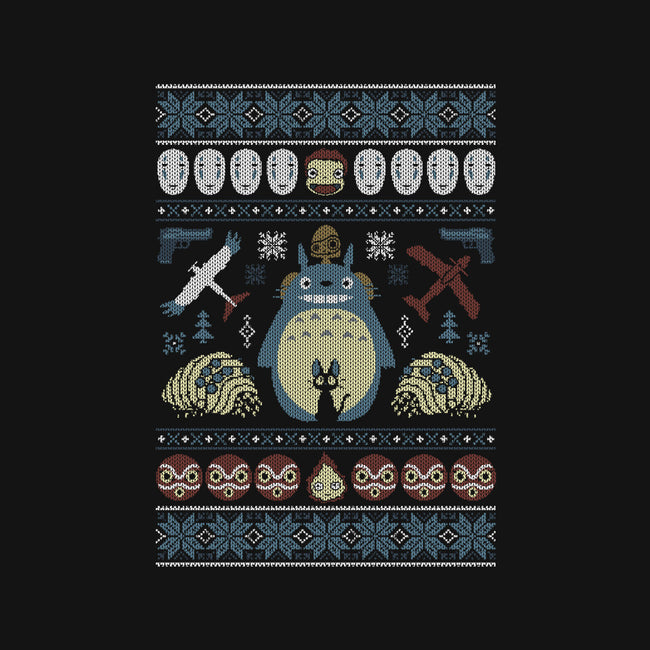 A Very Ghibli Christmas-Mens-Heavyweight-Tee-Arinesart