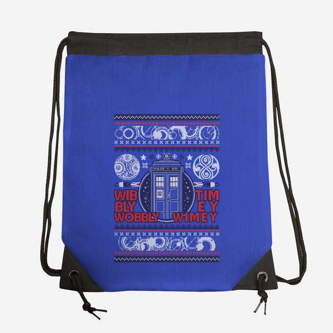 A Timey Wimey Christmas-None-Drawstring-Bag-Arinesart