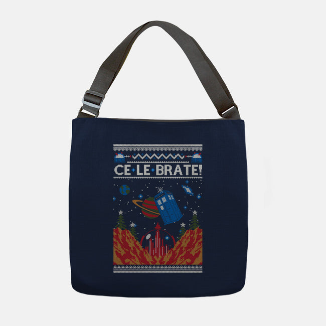 Ce-Le-Brate Christmas-None-Adjustable Tote-Bag-Arinesart