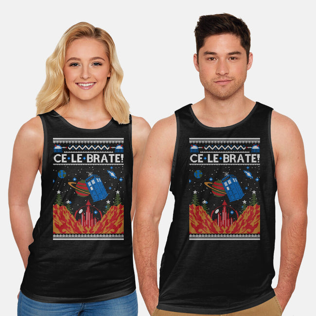 Ce-Le-Brate Christmas-Unisex-Basic-Tank-Arinesart