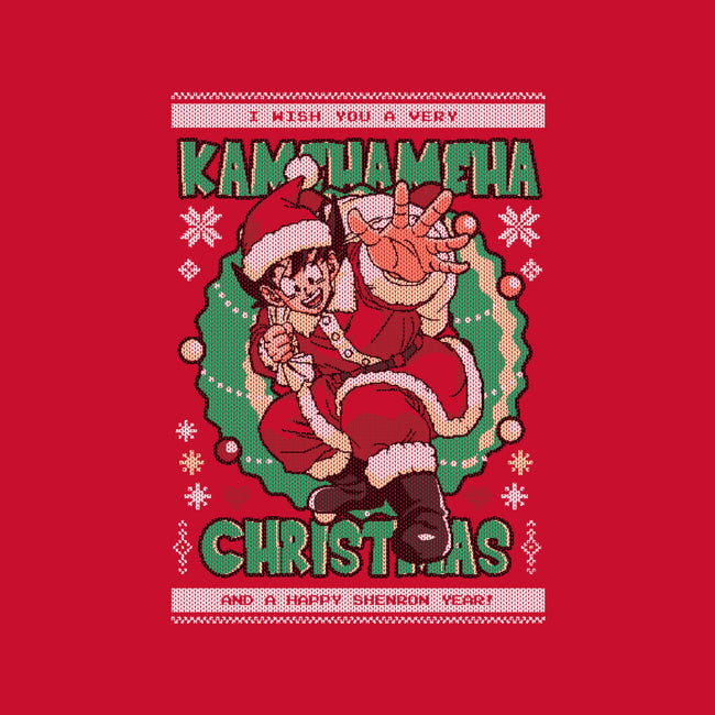 Kamehameha Christmas-Mens-Heavyweight-Tee-Arinesart