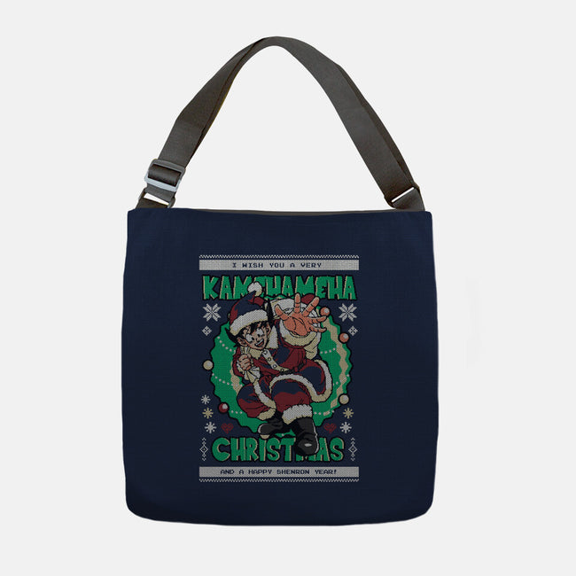 Kamehameha Christmas-None-Adjustable Tote-Bag-Arinesart