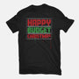 Happy Budget Christmas-Mens-Basic-Tee-rocketman_art