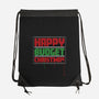 Happy Budget Christmas-None-Drawstring-Bag-rocketman_art