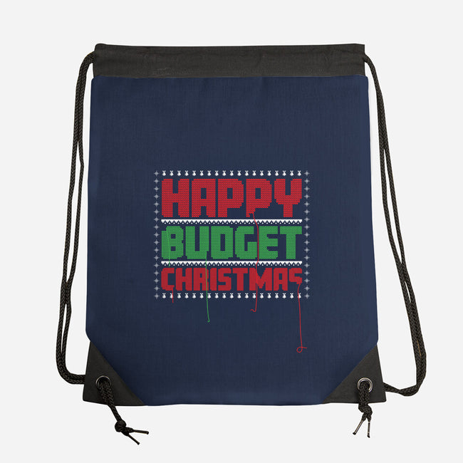 Happy Budget Christmas-None-Drawstring-Bag-rocketman_art