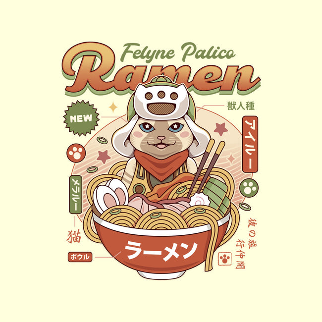 Felyne Palico Ramen-Unisex-Kitchen-Apron-LAGELANTEE