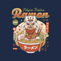 Felyne Palico Ramen-Womens-Fitted-Tee-LAGELANTEE