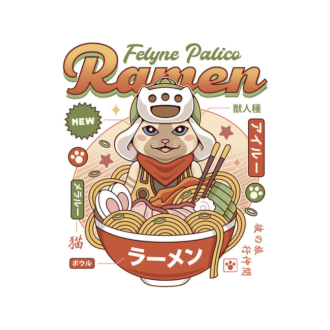 Felyne Palico Ramen-None-Polyester-Shower Curtain-LAGELANTEE