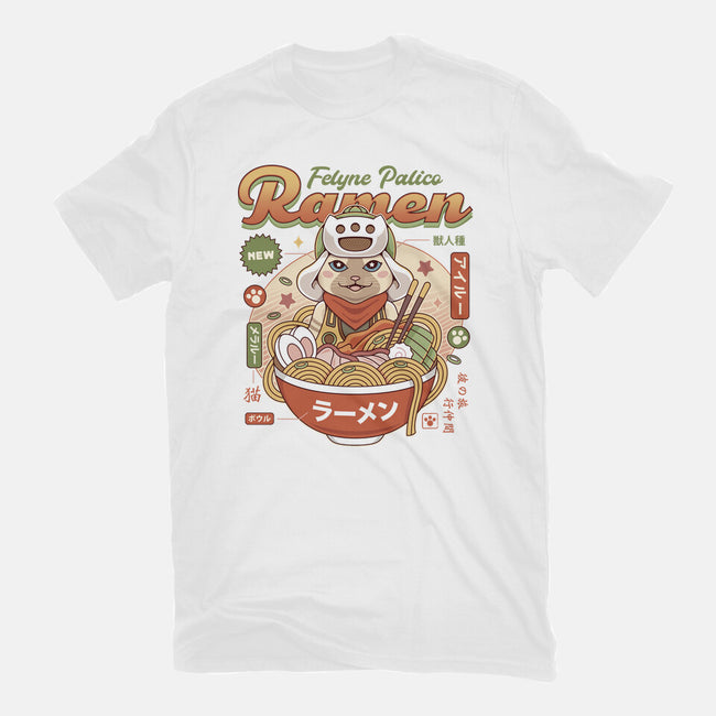 Felyne Palico Ramen-Mens-Basic-Tee-LAGELANTEE