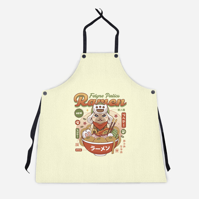 Felyne Palico Ramen-Unisex-Kitchen-Apron-LAGELANTEE