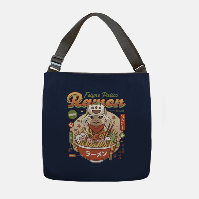 Felyne Palico Ramen-None-Adjustable Tote-Bag-LAGELANTEE