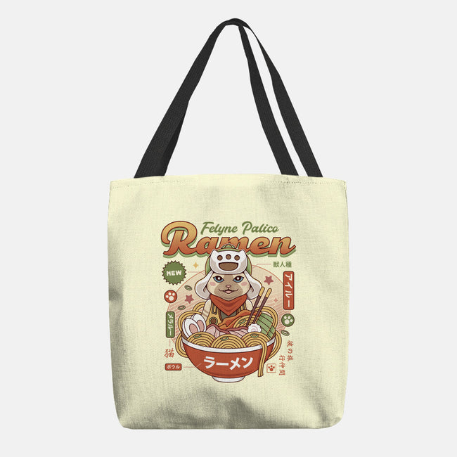 Felyne Palico Ramen-None-Basic Tote-Bag-LAGELANTEE