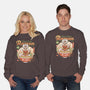 Felyne Palico Ramen-Unisex-Crew Neck-Sweatshirt-LAGELANTEE