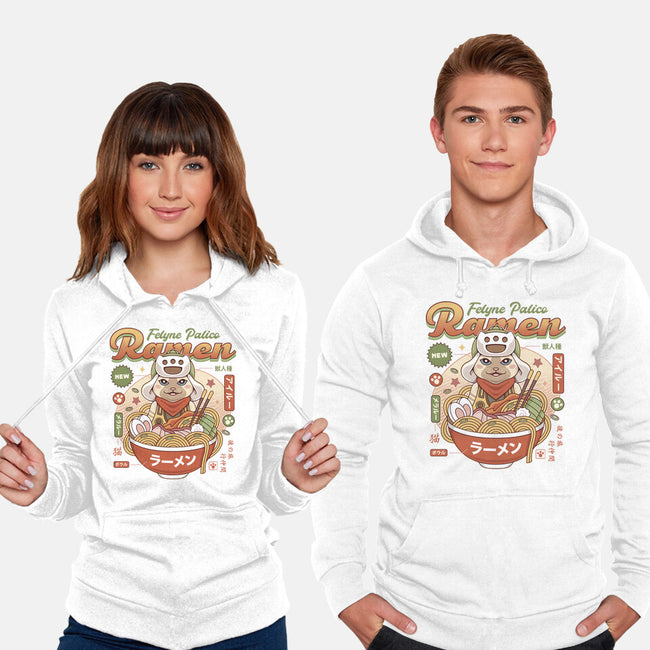 Felyne Palico Ramen-Unisex-Pullover-Sweatshirt-LAGELANTEE