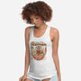 Felyne Palico Ramen-Womens-Racerback-Tank-LAGELANTEE