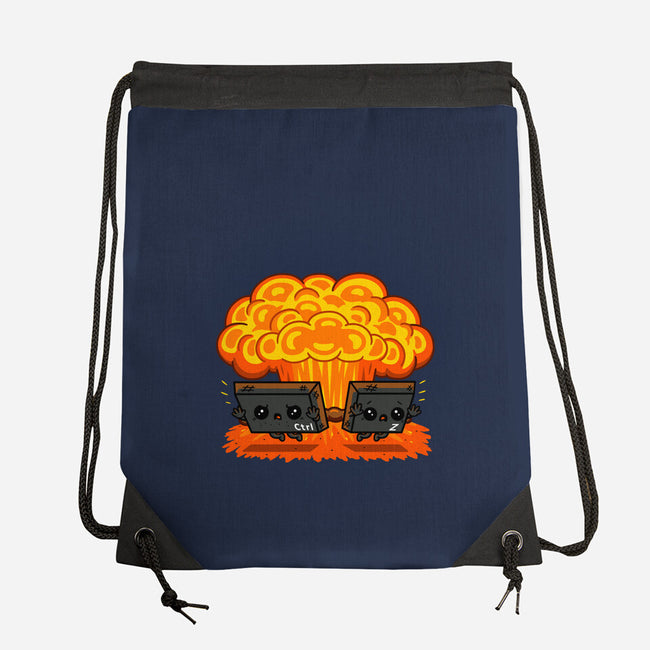 Ctrl Z Mission-None-Drawstring-Bag-Raffiti