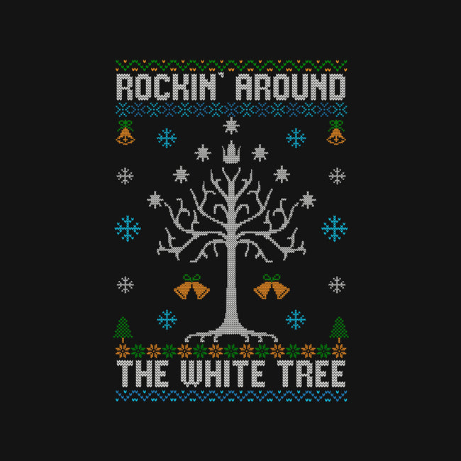 Rockin Around The White Tree-Unisex-Kitchen-Apron-NMdesign