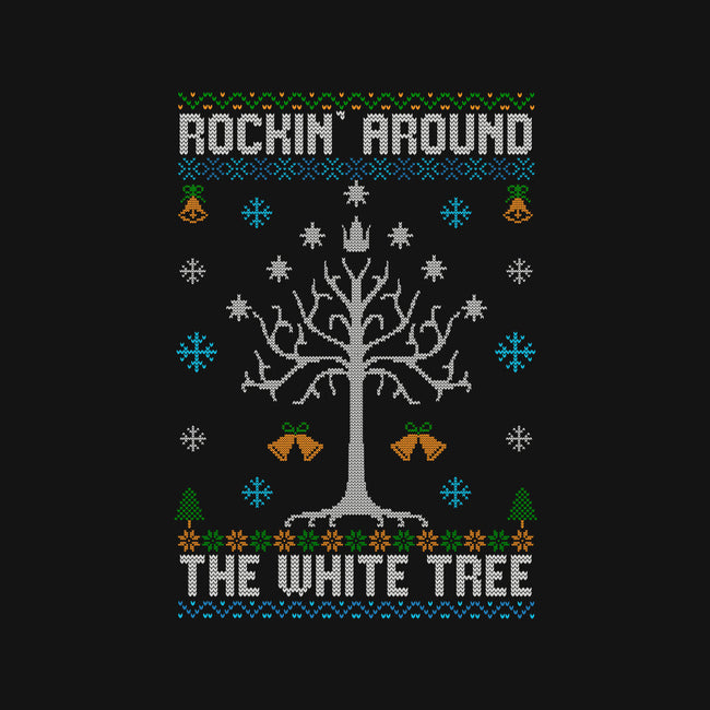 Rockin Around The White Tree-Youth-Crew Neck-Sweatshirt-NMdesign