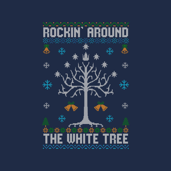 Rockin Around The White Tree-Womens-Racerback-Tank-NMdesign