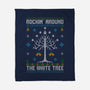 Rockin Around The White Tree-None-Fleece-Blanket-NMdesign