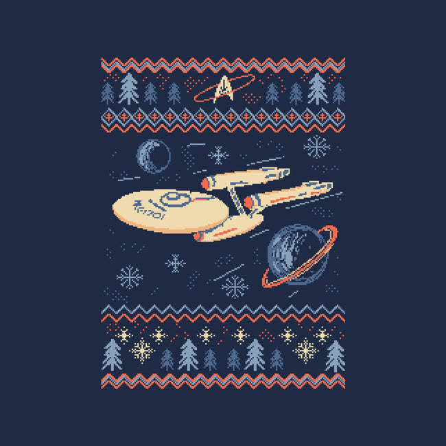 Space Night Xmas-Baby-Basic-Tee-marsdkart