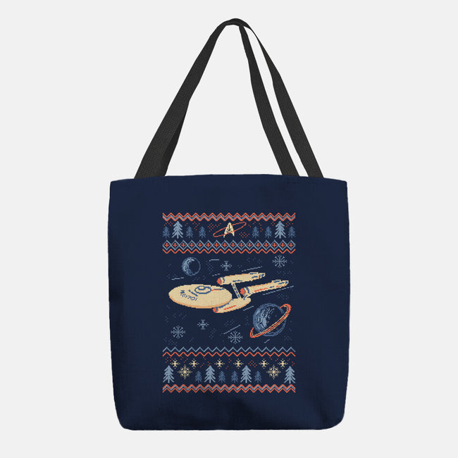 Space Night Xmas-None-Basic Tote-Bag-marsdkart