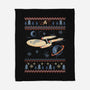 Space Night Xmas-None-Fleece-Blanket-marsdkart