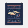 Space Night Xmas-None-Matte-Poster-marsdkart