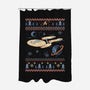 Space Night Xmas-None-Polyester-Shower Curtain-marsdkart