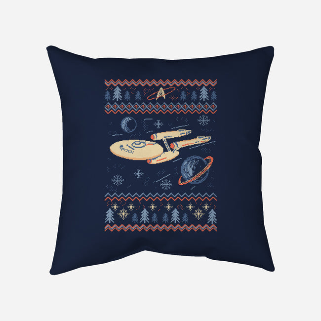 Space Night Xmas-None-Removable Cover w Insert-Throw Pillow-marsdkart