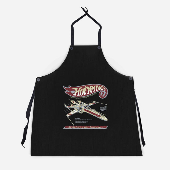 Hot Wings Rebel-Unisex-Kitchen-Apron-NMdesign