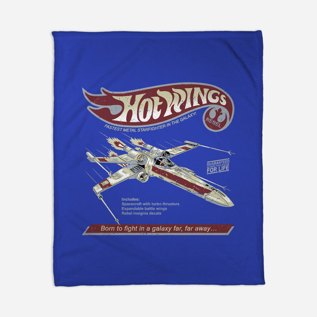 Hot Wings Rebel-None-Fleece-Blanket-NMdesign