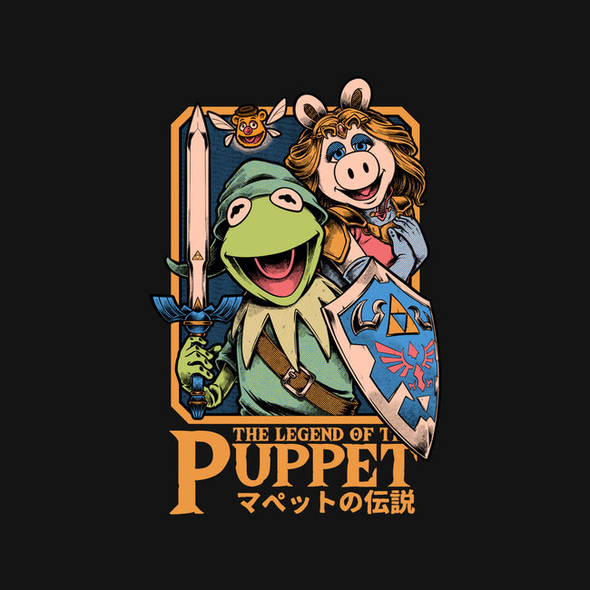 Legend Of The Puppet-Womens-Basic-Tee-Studio Mootant