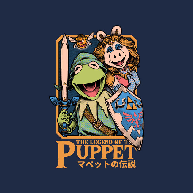 Legend Of The Puppet-Womens-V-Neck-Tee-Studio Mootant