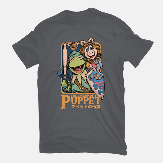 Legend Of The Puppet-Womens-Basic-Tee-Studio Mootant