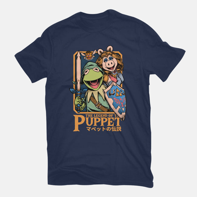 Legend Of The Puppet-Womens-Basic-Tee-Studio Mootant