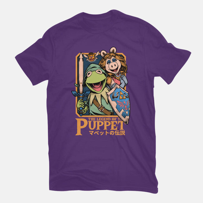 Legend Of The Puppet-Womens-Basic-Tee-Studio Mootant