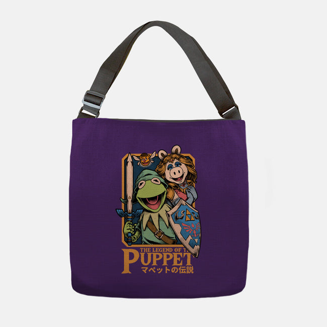 Legend Of The Puppet-None-Adjustable Tote-Bag-Studio Mootant