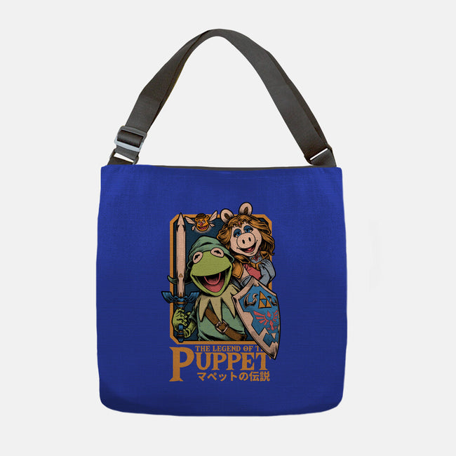 Legend Of The Puppet-None-Adjustable Tote-Bag-Studio Mootant