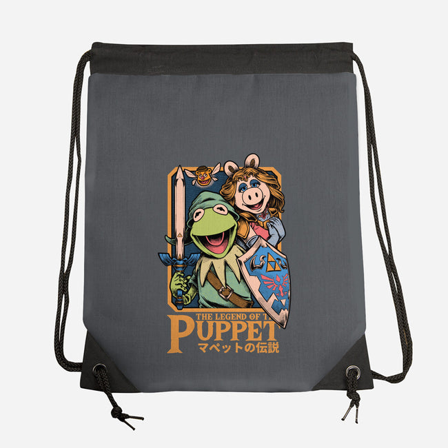 Legend Of The Puppet-None-Drawstring-Bag-Studio Mootant