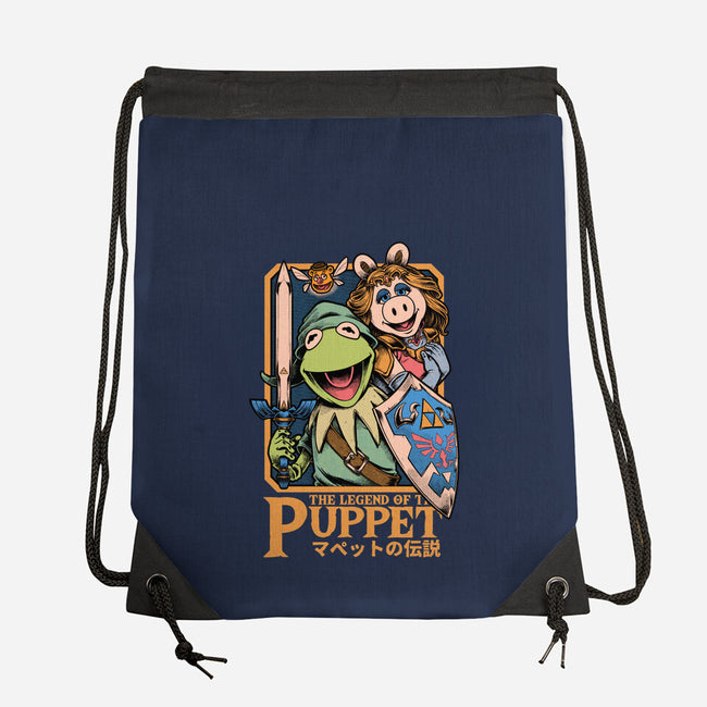 Legend Of The Puppet-None-Drawstring-Bag-Studio Mootant