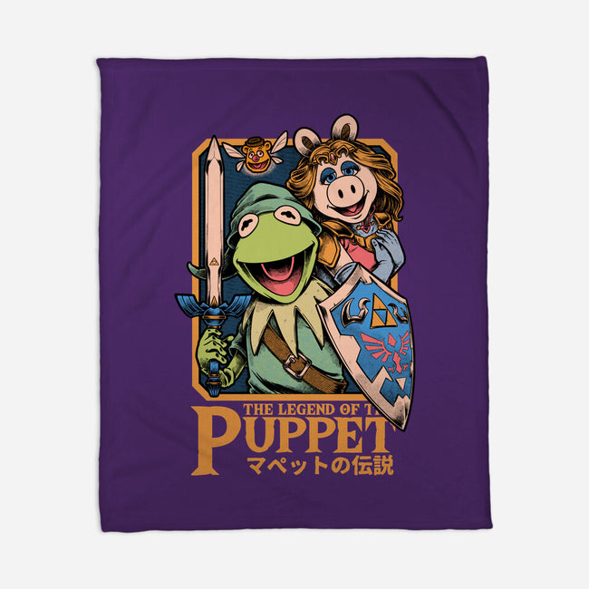 Legend Of The Puppet-None-Fleece-Blanket-Studio Mootant