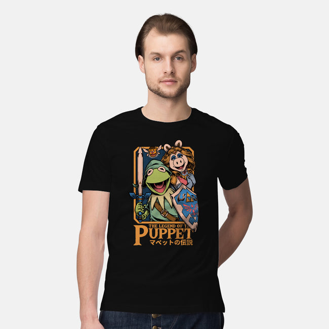 Legend Of The Puppet-Mens-Premium-Tee-Studio Mootant