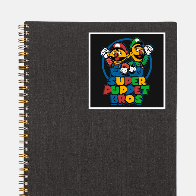 Puppet Bros Game-None-Glossy-Sticker-Studio Mootant