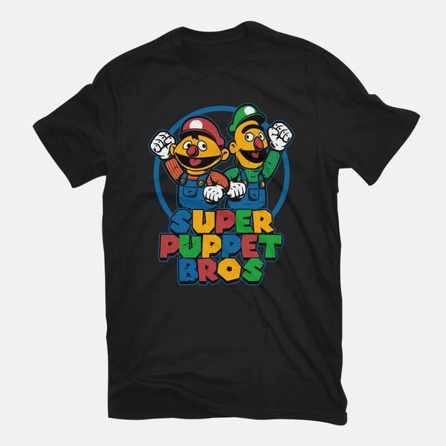 Puppet Bros Game-Mens-Basic-Tee-Studio Mootant