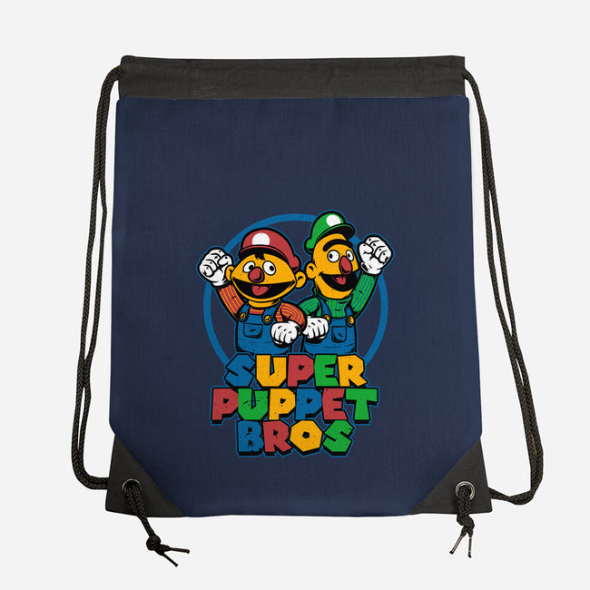 Puppet Bros Game-None-Drawstring-Bag-Studio Mootant