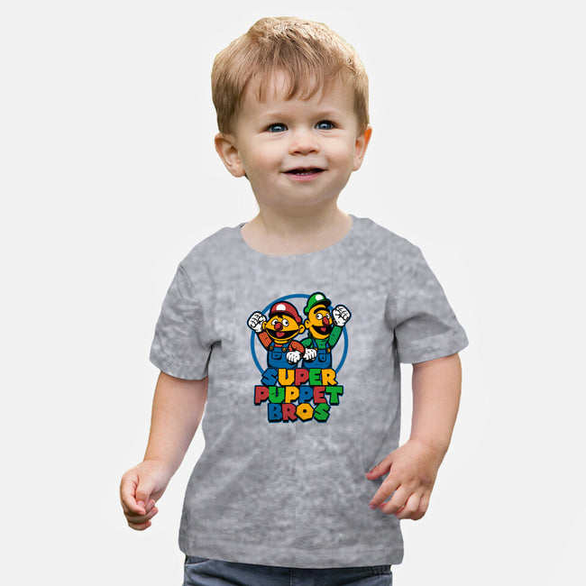 Puppet Bros Game-Baby-Basic-Tee-Studio Mootant